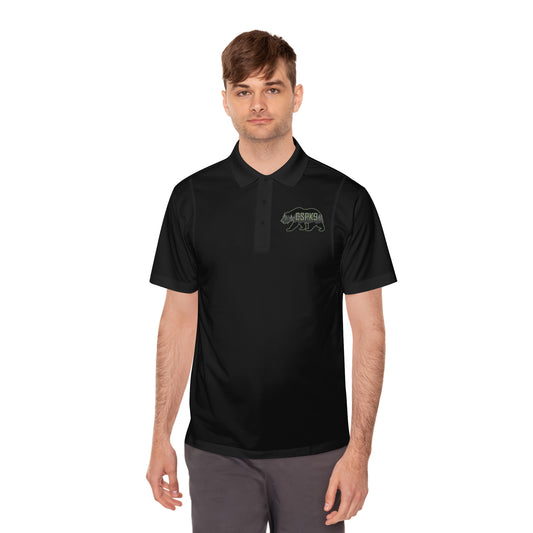 Men's Sport Polo Shirt Bear Logo