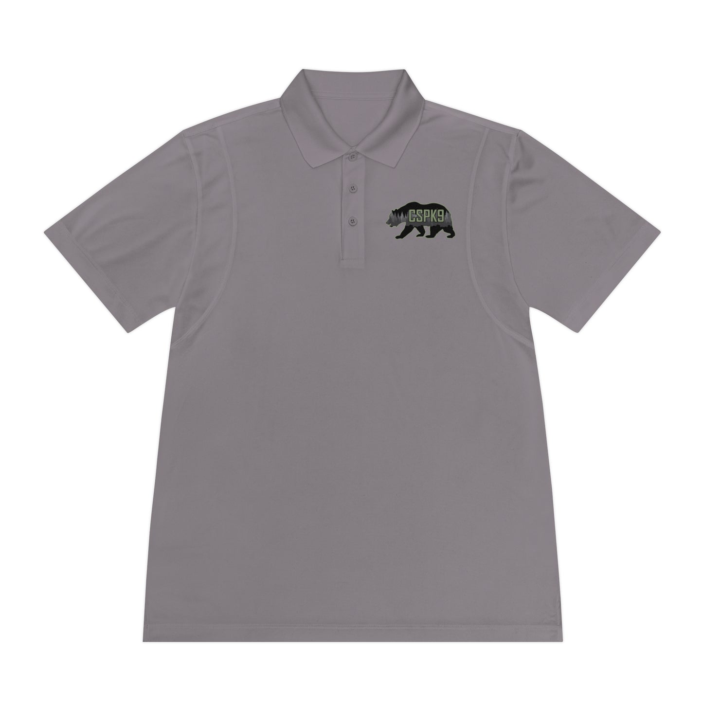Men's Sport Polo Shirt Bear Logo