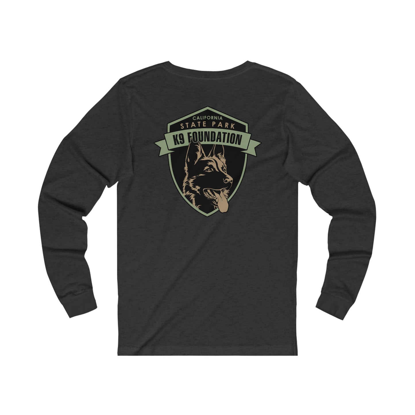 Long Sleeve Tee Font and Back Logo
