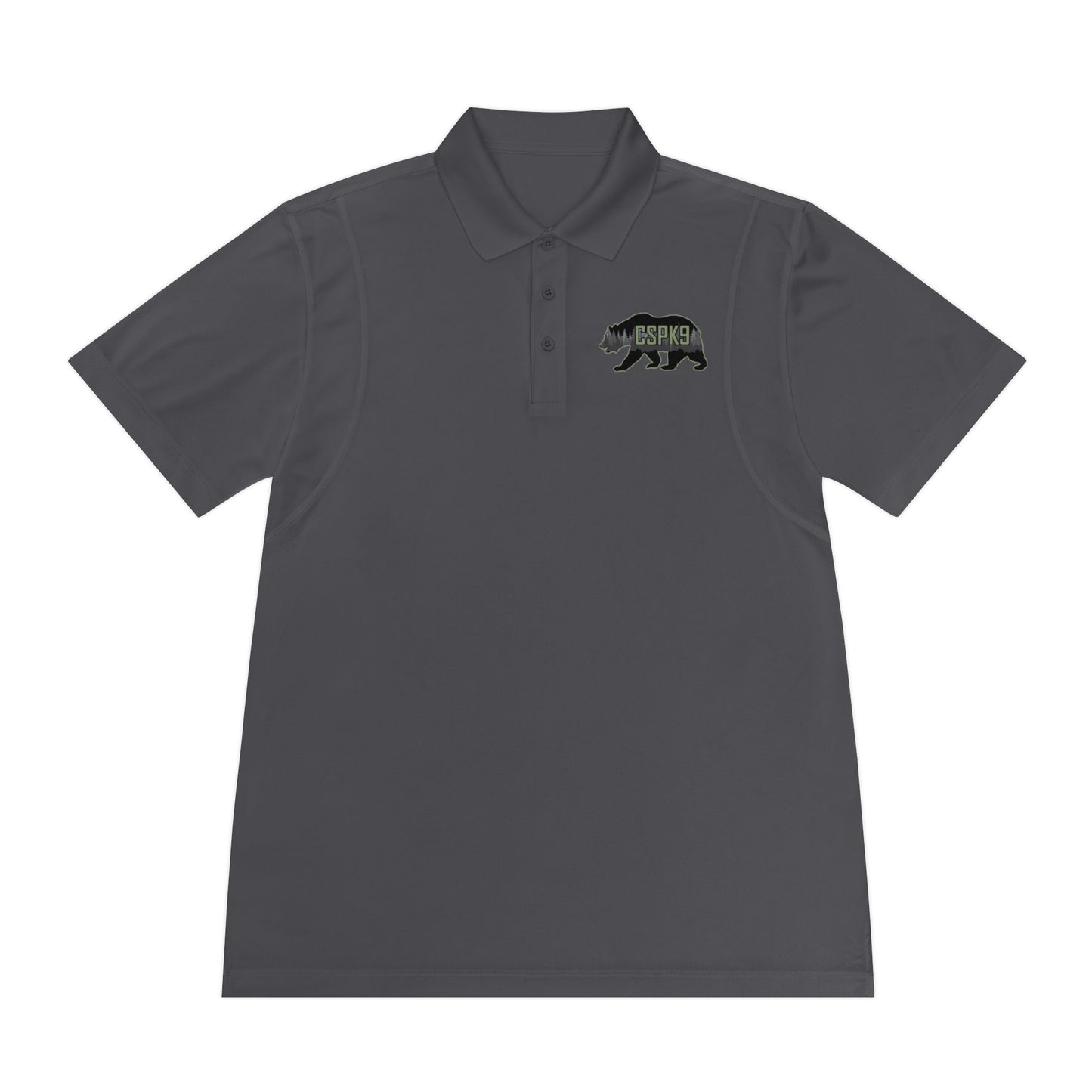 Men's Sport Polo Shirt Bear Logo