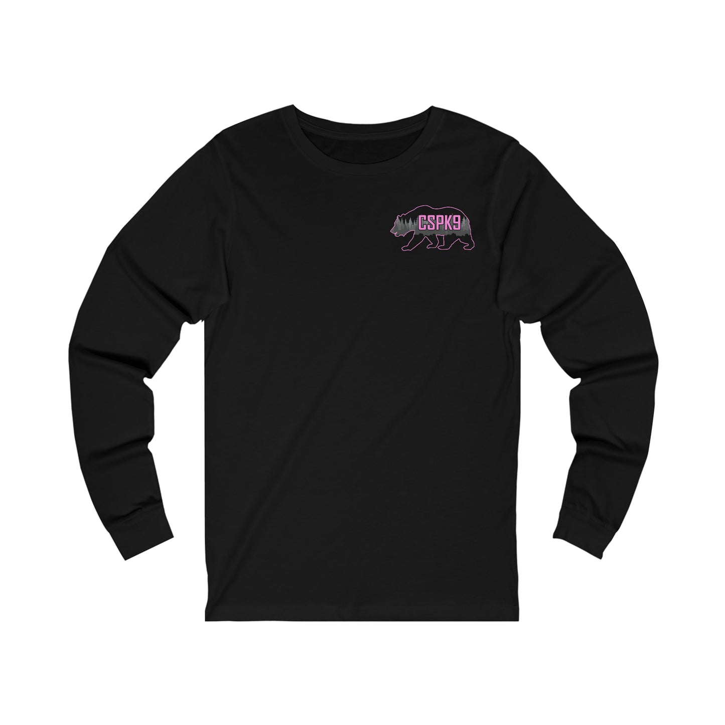 CSPK9 BCA Long Sleeve Tee Front and Back Logo