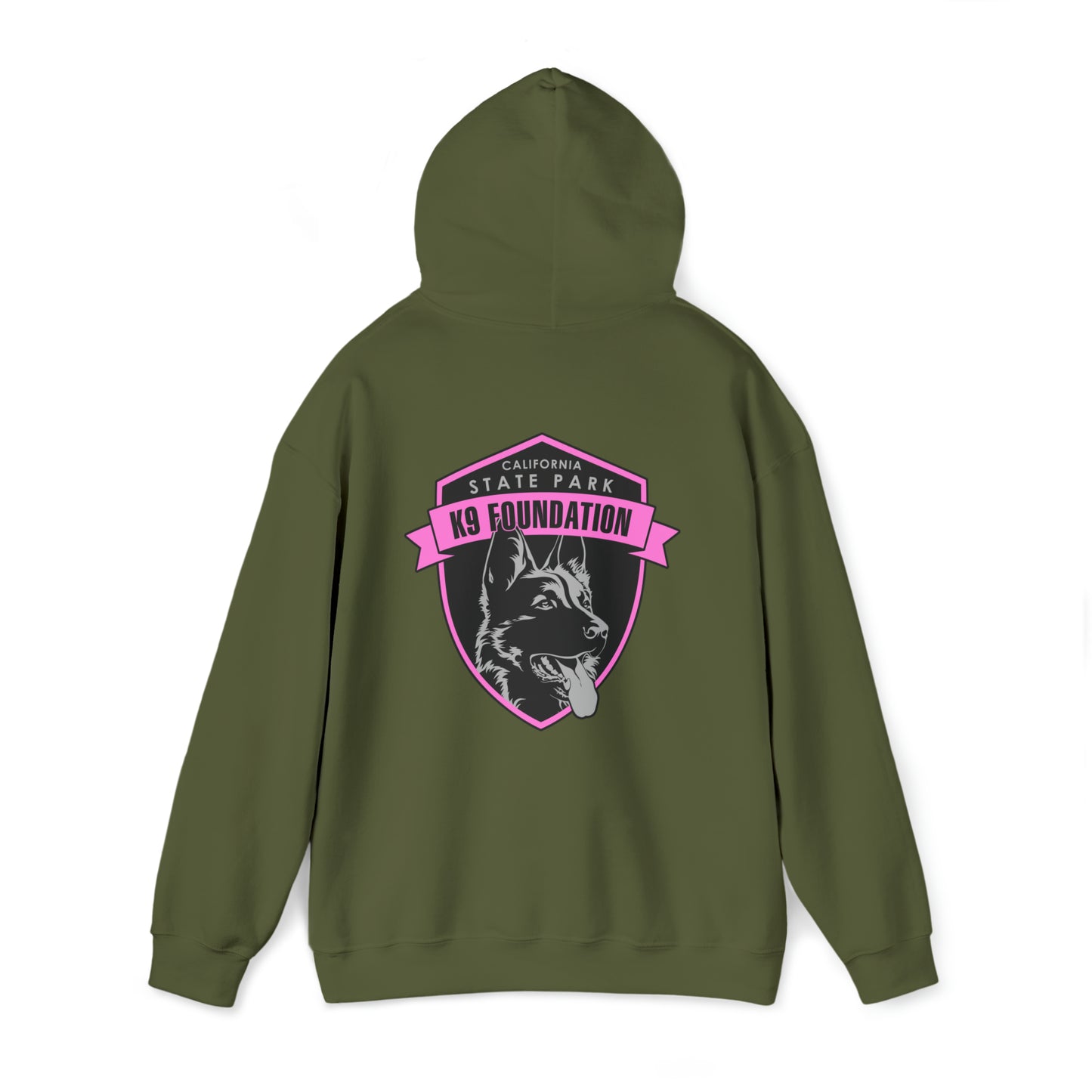 CSPK9 BCA Hooded Sweatshirt Front and Back Logo