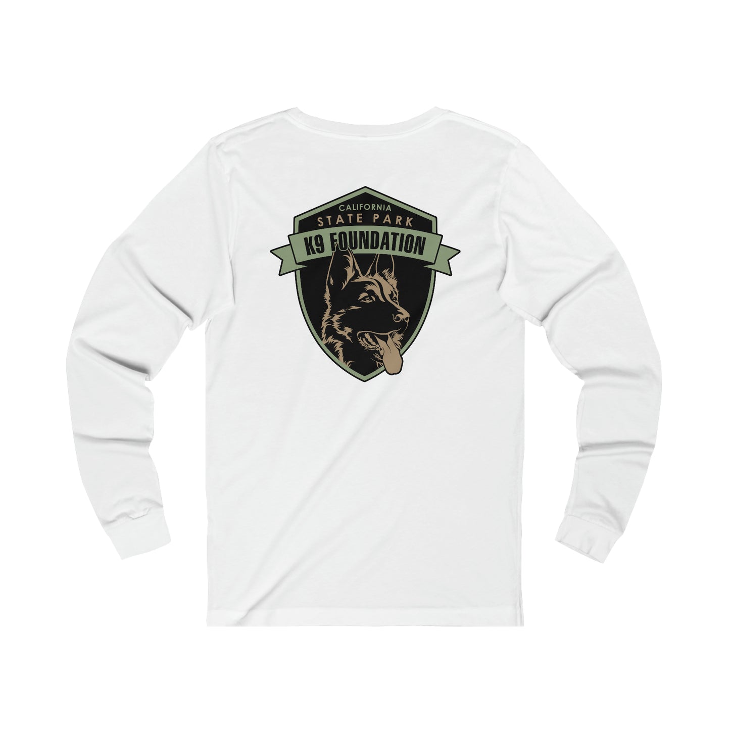 Long Sleeve Tee Font and Back Logo