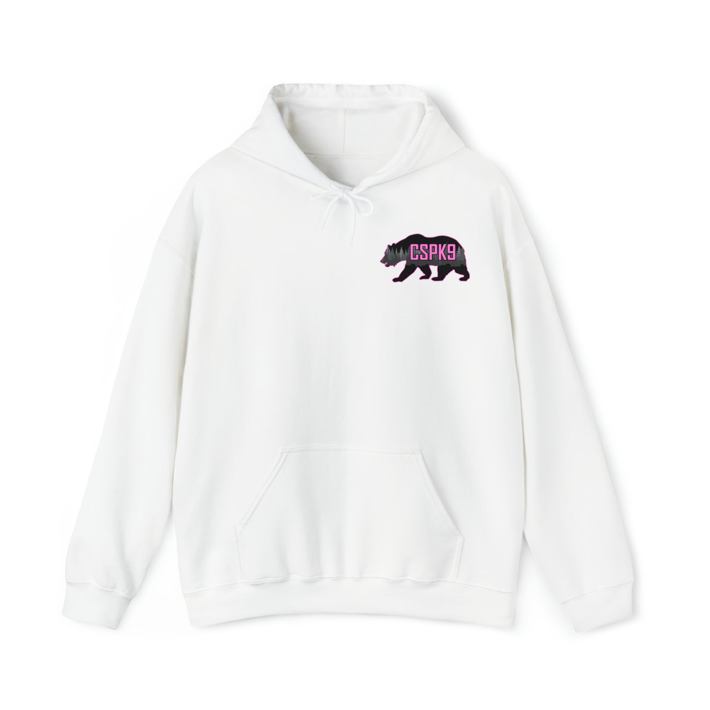 CSPK9 BCA Hooded Sweatshirt Front and Back Logo