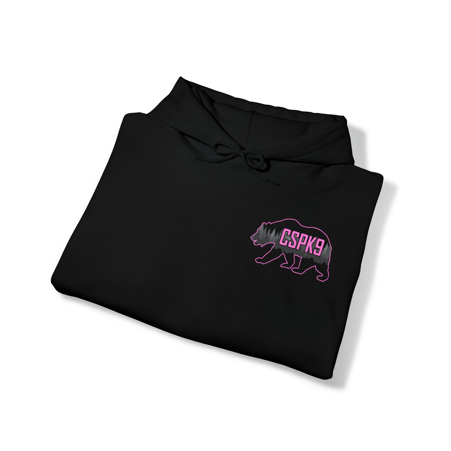 CSPK9 BCA Hooded Sweatshirt Front and Back Logo