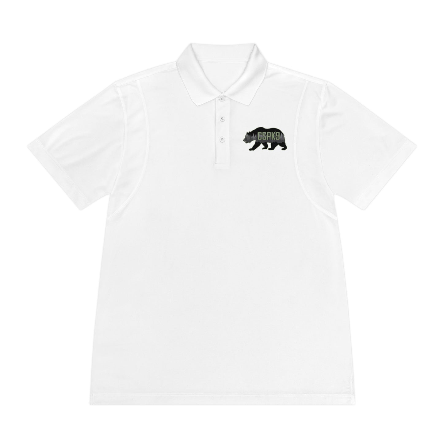 Men's Sport Polo Shirt Bear Logo