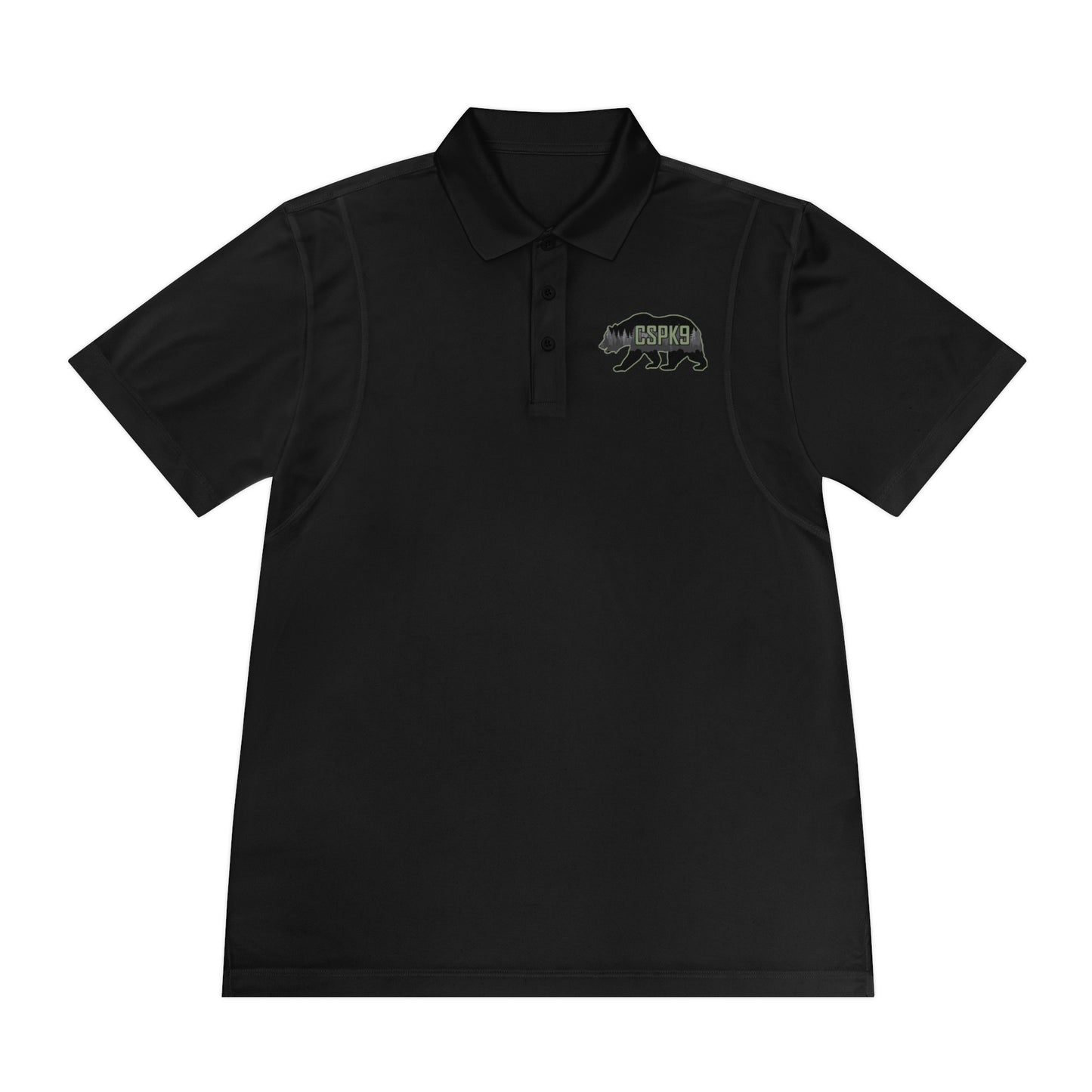 Men's Sport Polo Shirt Bear Logo